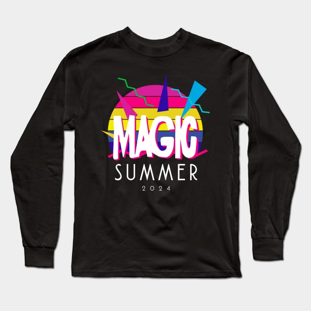 Enjoying a Magic Summer Long Sleeve T-Shirt by CreativeKristen